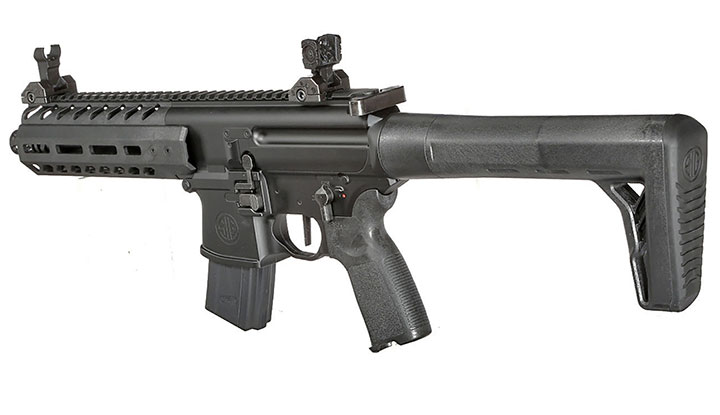 Sig Sauer MPX CO2 Gen.2 Luftgewehr Set 4,5 mm mit 5 x 88 g CO2 Kapseln, 1000 Max Tactical Diabolos Kal. 4,5mm Bild 8