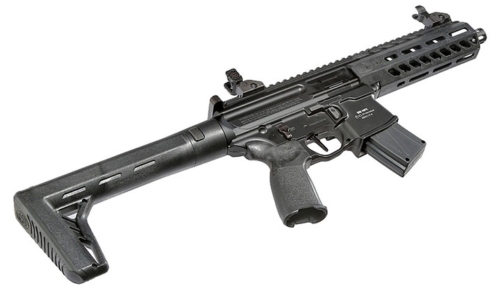 Sig Sauer MPX CO2 Gen.2 Luftgewehr Set 4,5 mm mit 5 x 88 g CO2 Kapseln, 1000 Max Tactical Diabolos Kal. 4,5mm Bild 9
