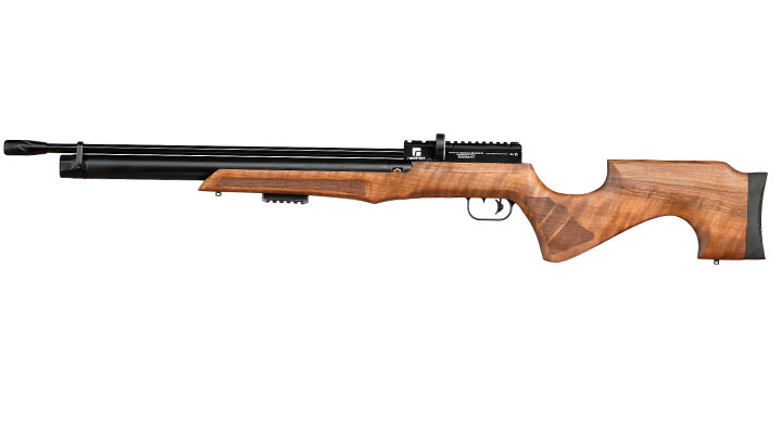 Reximex Lyra Pressluftgewehr PCP Kal. 4,5mm Diabolo Walnussholz inkl. 2 x 14-Schuss Magazin & Einzelschussadapter