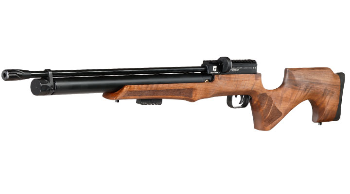 Reximex Lyra Pressluftgewehr PCP Kal. 4,5mm Diabolo Walnussholz inkl. 2 x 14-Schuss Magazin & Einzelschussadapter Bild 1