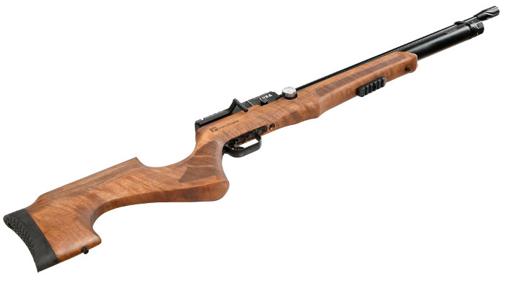 Reximex Lyra Pressluftgewehr PCP Kal. 4,5mm Diabolo Walnussholz inkl. 2 x 14-Schuss Magazin & Einzelschussadapter Bild 11