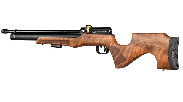 Reximex Lyra Pressluftgewehr PCP Kal. 4,5mm Diabolo Walnussholz inkl. 2 x 14-Schuss Magazin & Einzelschussadapter Bild 2