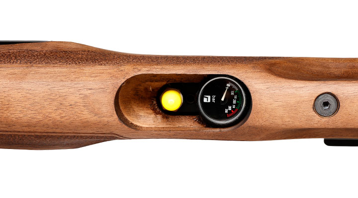 Reximex Accura Pressluftgewehr PCP Kal. 4,5mm Diabolo Walnussholz inkl. 2 x 14-Schuss Magazin & Einzelschussadapter Bild 7