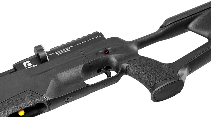 Reximex Accura Pressluftgewehr PCP Kal. 4,5mm Diabolo schwarz inkl. 2 x 14-Schuss Magazin & Einzelschussadapter Bild 8