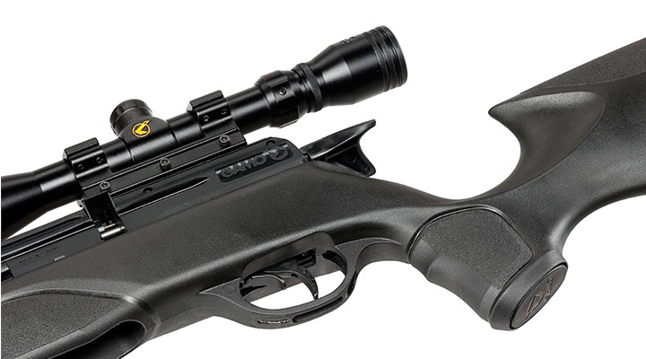 Gamo Arrow Pressluftgewehr PCP Kal. 4,5mm Diabolo 10-schssig schwarz inkl. 10-Schuss Magazin, Zielfernrohr WR 3-9x40 & Zwei Bild 7