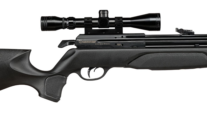 Gamo Arrow Pressluftgewehr PCP Kal. 4,5mm Diabolo 10-schssig schwarz inkl. 10-Schuss Magazin, Zielfernrohr WR 3-9x40 & Zwei Bild 9