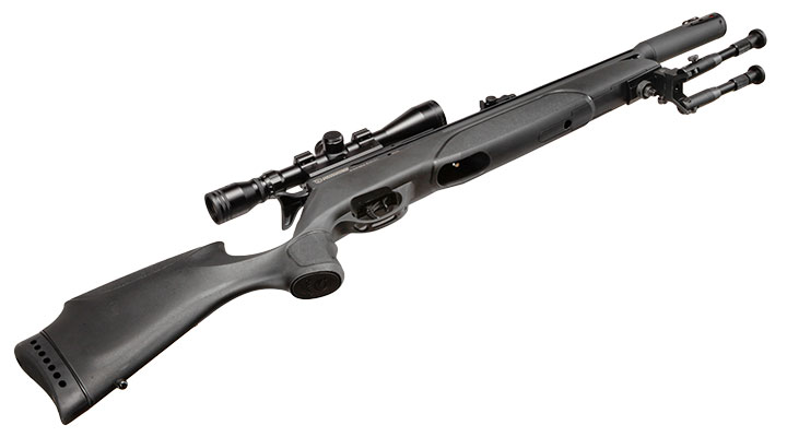 Gamo Arrow Pressluftgewehr PCP Kal. 4,5mm Diabolo 10-schssig schwarz inkl. 10-Schuss Magazin, Zielfernrohr WR 3-9x40 & Zwei Bild 11