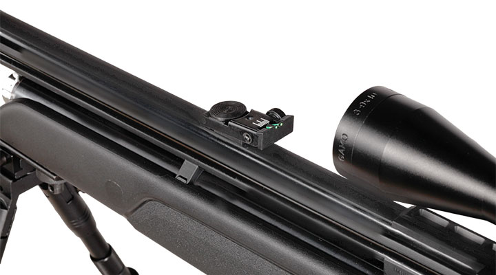 Gamo Arrow Pressluftgewehr PCP Kal. 4,5mm Diabolo 10-schssig schwarz inkl. 10-Schuss Magazin, Zielfernrohr WR 3-9x40 & Zwei Bild 3