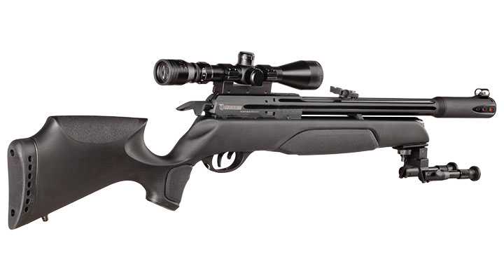 Gamo Arrow Pressluftgewehr PCP Kal. 4,5mm Diabolo 10-schssig schwarz inkl. 10-Schuss Magazin, Zielfernrohr WR 3-9x40 & Zwei Bild 5
