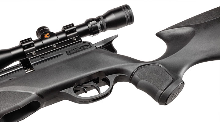 Gamo Arrow Pressluftgewehr PCP Kal. 4,5mm Diabolo 10-schssig schwarz inkl. 10-Schuss Magazin, Zielfernrohr WR 3-9x40 & Zwei Bild 9