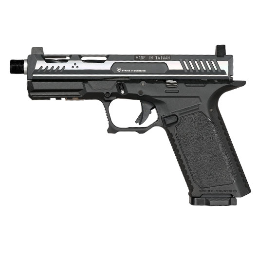 EMG / Strike Industries ARK CO2 Luftpistole Kal. 4,5mm BB Blowback Metallschlitten silber/schwarz