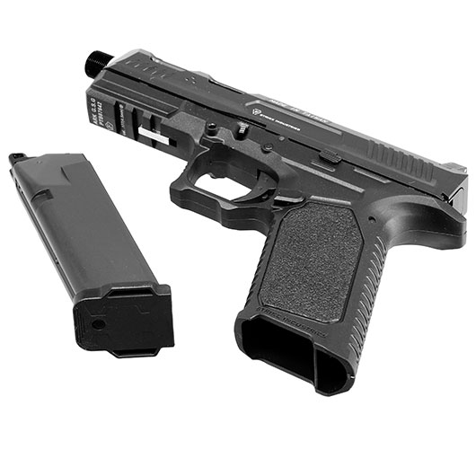 EMG / Strike Industries ARK CO2 Luftpistole Kal. 4,5mm BB Blowback Metallschlitten schwarz Bild 5