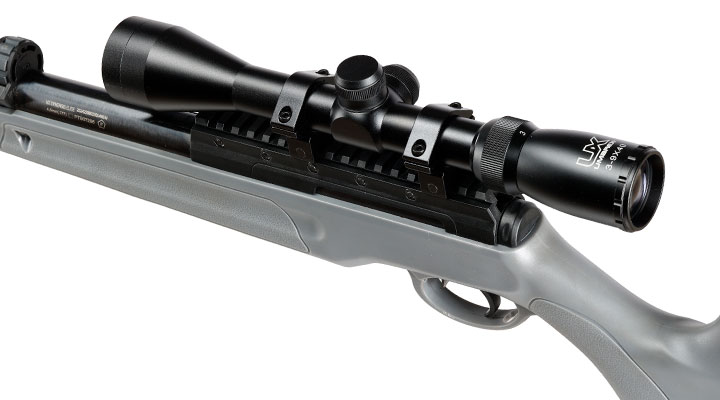 UX Synergis Elite Unterhebelspanner Luftgewehr Kal. 4,5 mm Diabolo Tungsten grey inkl. 10-Schuss Magazin & 3-9x40 Zielfernro Bild 3