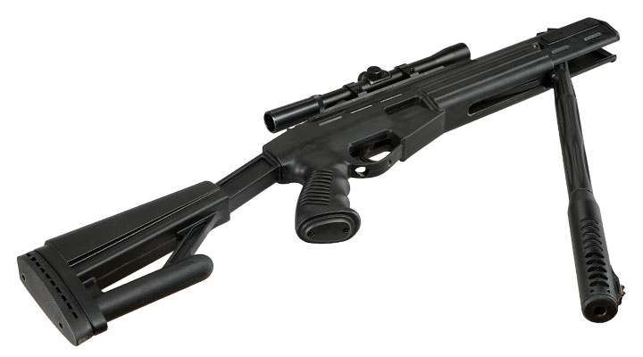 Mercury air AirTact Knicklauf Luftgewehr Kal. 4,5mm Diabolo 12-schssig schwarz inkl. 4x20 Optima Zielfernrohr Bild 11