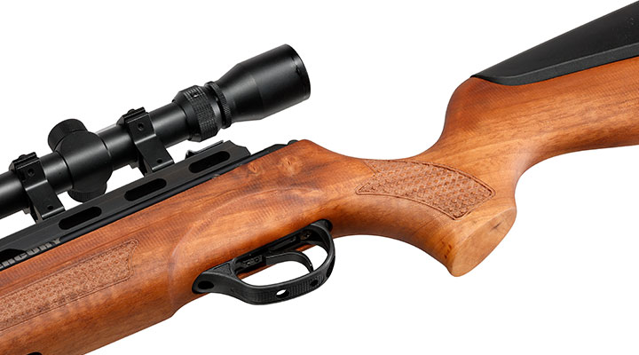 Mercury air Speedfire Knicklauf Luftgewehr Kal. 4,5mm Diabolo 12-schssig Holzschaft inkl. 3-9x32 Zielfernrohr Bild 8