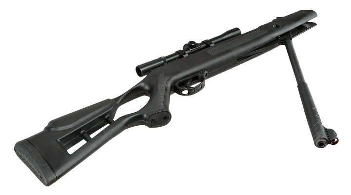 Mercury air Chili Edge Knicklauf Luftgewehr Kal. 4,5mm Diabolo schwarz inkl. 4x20 Optima Zielfernrohr Bild 11