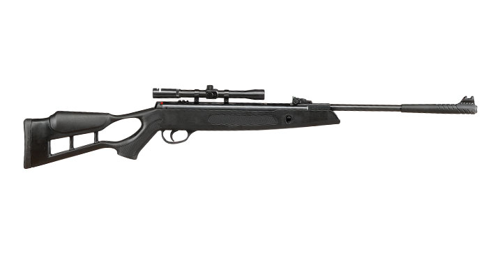 Mercury air Chili Edge Knicklauf Luftgewehr Kal. 4,5mm Diabolo schwarz inkl. 4x20 Optima Zielfernrohr Bild 4