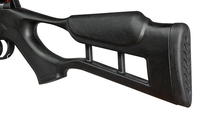 Mercury air Chili Thumbhole Knicklauf Luftgewehr Kal. 4,5mm Diabolo schwarz inkl. 3-9x20 Optima Zielfernrohr, Kugelfangkasten &a Bild 9