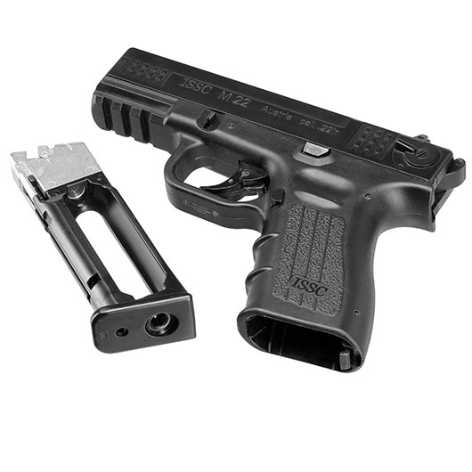 ASG ISSC M22 CO2 Luftpistole Kal. 4,5mm BB Blowback Metallschlitten schwarz Bild 5