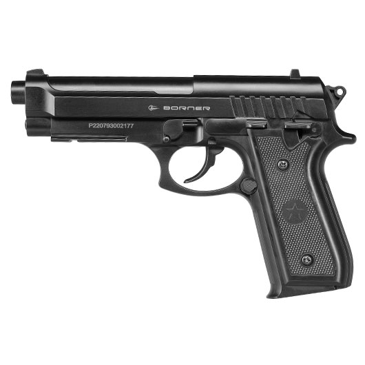 Borner 92 CO2 Luftpistole Kal. 4,5mm BB schwarz