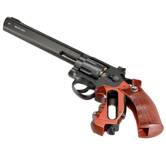 Borner Super Sport 703 CO2-Revolver Kal. 4,5 mm BB Vollmetall schwarz inkl. Speedloader & Ersatzhlsen Bild 4