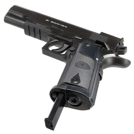 Borner 1911 CO2 Luftpistole Kal. 4,5mm BB schwarz Bild 4