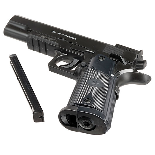 Borner 1911 CO2 Luftpistole Kal. 4,5mm BB schwarz Bild 5