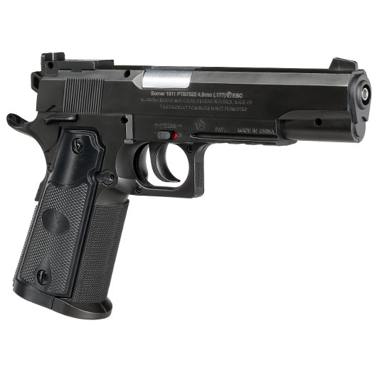 Borner 1911 CO2 Luftpistole Kal. 4,5mm BB schwarz Bild 6