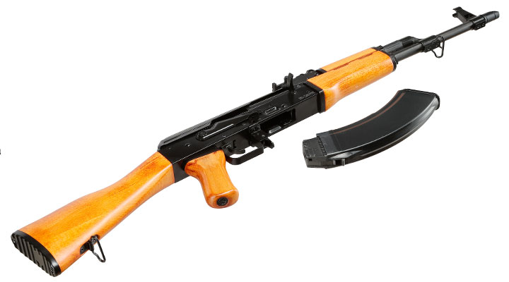 Borner AK47 CO2 Luftgewehr Kal. 4,5 mm Stahl-BB Holzschaft Bild 10