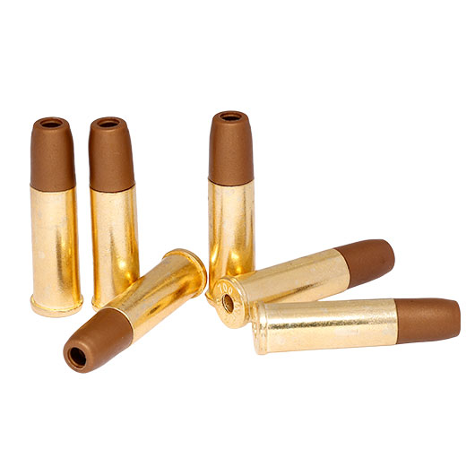 Ersatzhlsen fr CO2-Revolver Kal. 4,5 mm BB 6 Stck gold