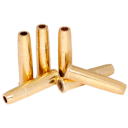 Ersatzhlsen fr CO2-Revolver Kal. 4,5 mm Diabolo 6 Stck gold