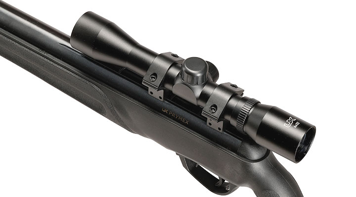 UX Prymex Knicklauf Luftgewehr Kal. 4,5 mm Diabolo schwarz inkl. 4x32 Zielfernrohr / Diabolos / Zielscheiben Bild 3