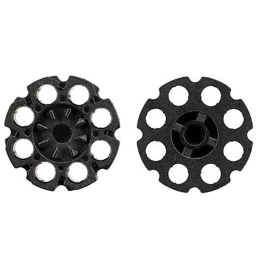 UX Trommelmagazin 8 Schuss Kal. 4,5mm Diabolo f. UX SPA Expert CO2 Luftpistole schwarz - 2 Stck Bild 1