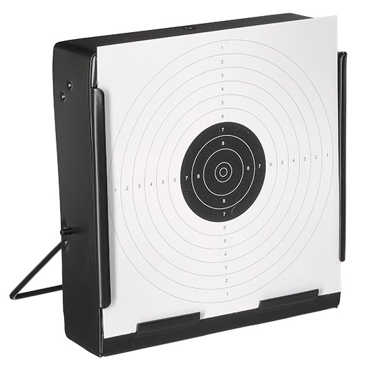 ASG Kugelfangkasten 17 x 17 cm m. Standfu fr Luftpistolen und Luftgewehre schwarz