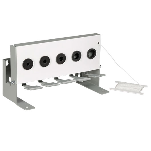 ASG 5-Loch Match Competition Target Zielsystem aus Stahlblech mit Seilzugsystem grau