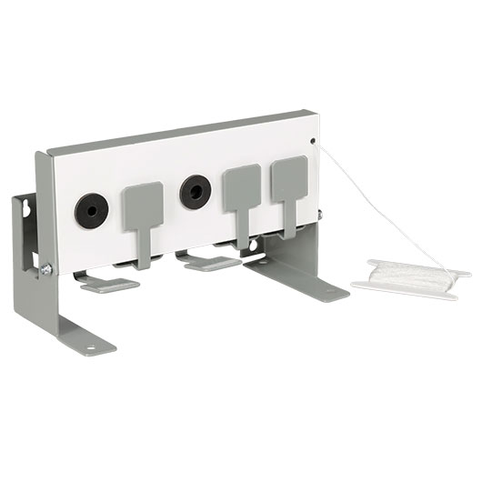 ASG 5-Loch Match Competition Target Zielsystem aus Stahlblech mit Seilzugsystem grau Bild 1