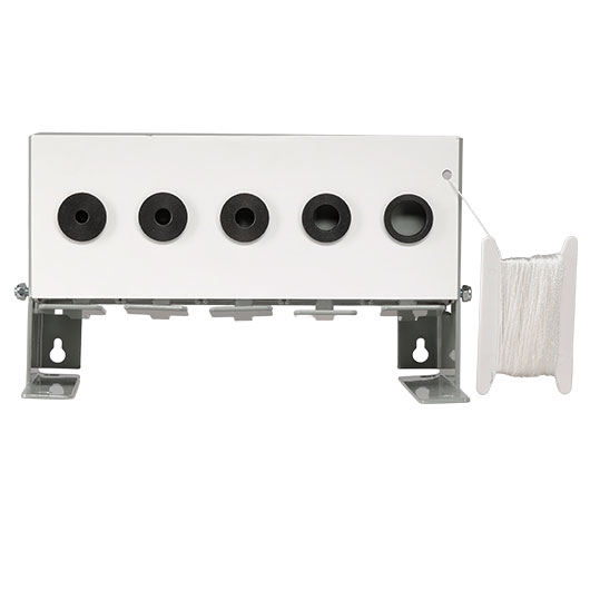 ASG 5-Loch Match Competition Target Zielsystem aus Stahlblech mit Seilzugsystem grau Bild 2