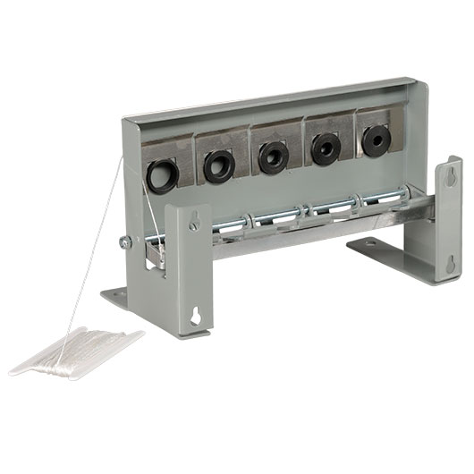 ASG 5-Loch Match Competition Target Zielsystem aus Stahlblech mit Seilzugsystem grau Bild 4