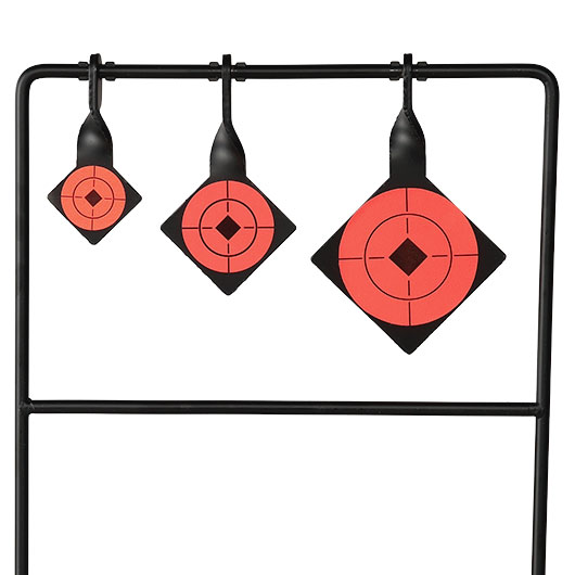 ASG Multi-Spinning Target mit 3 Ziele Stahlgestell Pendelspiel schwarz Bild 1