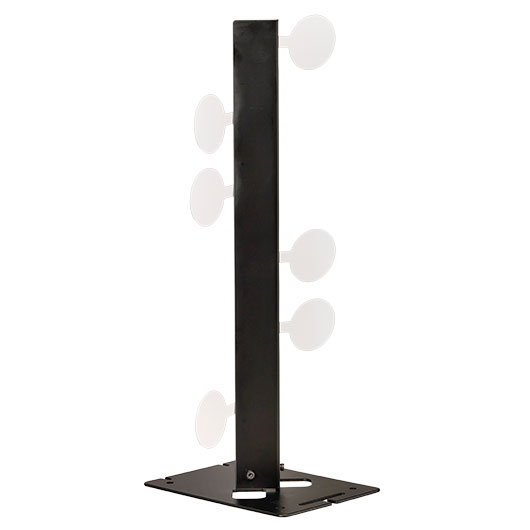 ASG Flip Challenge Turm Target mit 6 Zielen Stahlgehuse schwarz