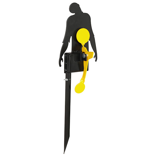 ASG Zombie Hit & Reset Stahl Wand- / Bodenziel Zielbereich fest schwarz Bild 2