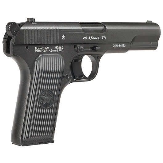 Borner TT-M CO2 Luftpistole Kal. 4,5mm BB Non-BlowBack Vollmetall grau Bild 11