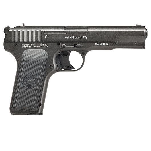 Borner TT-M CO2 Luftpistole Kal. 4,5mm BB Non-BlowBack Vollmetall grau Bild 3