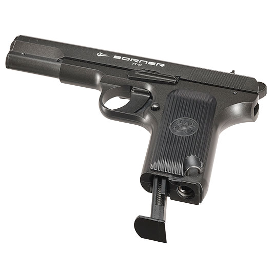 Borner TT-M CO2 Luftpistole Kal. 4,5mm BB Non-BlowBack Vollmetall grau Bild 6