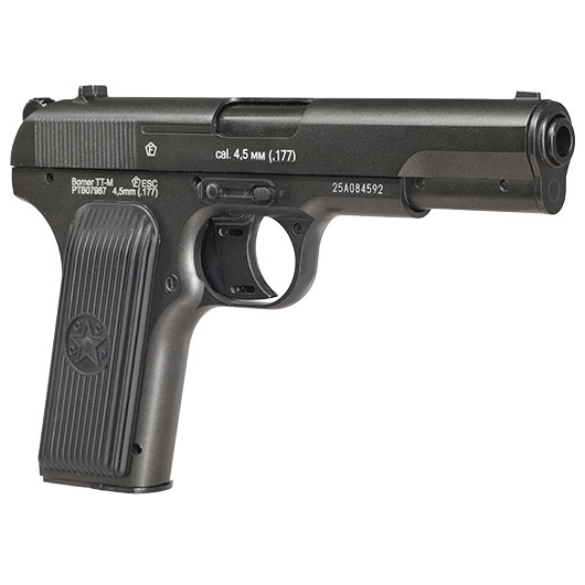 Borner TT-M CO2 Luftpistole Kal. 4,5mm BB Non-BlowBack Vollmetall grau Bild 8