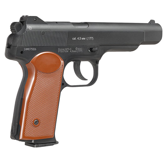 Borner APS-S CO2 Luftpistole Kal. 4,5mm BB Non-BlowBack schwarz Bild 11