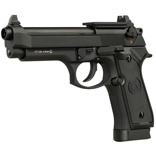 KLI M92 Optic Ready CO2 Luftpistole Kal. 4,5 mm BB Vollmetall Blowback schwarz Bild 2