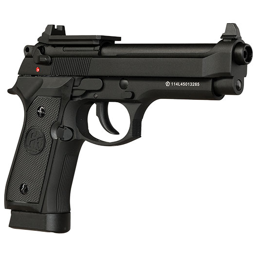KLI M92 Optic Ready CO2 Luftpistole Kal. 4,5 mm BB Vollmetall Blowback schwarz Bild 9