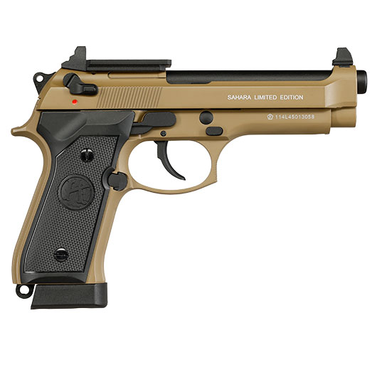 KLI M92 Optic Ready Sahara LE CO2 Luftpistole Kal. 4,5 mm BB Vollmetall Blowback Desert Tan Bild 5