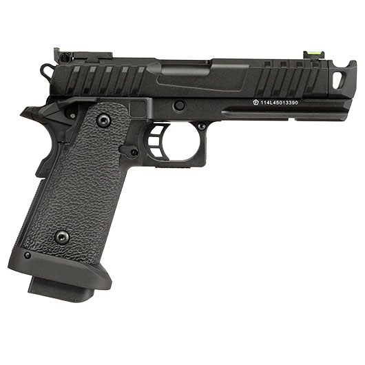 KLI Hi-Capa 4.3 Troika MK1 CO2 Luftpistole Kal. 4,5 mm BB Vollmetall Blowback schwarz Bild 5